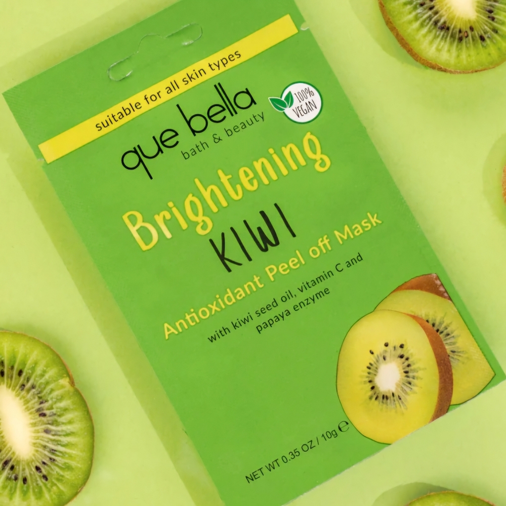 🦁10 For $25🦁♡Que BellaQue Bella Brightening Kiwi Antioxidant Peel Off Mask